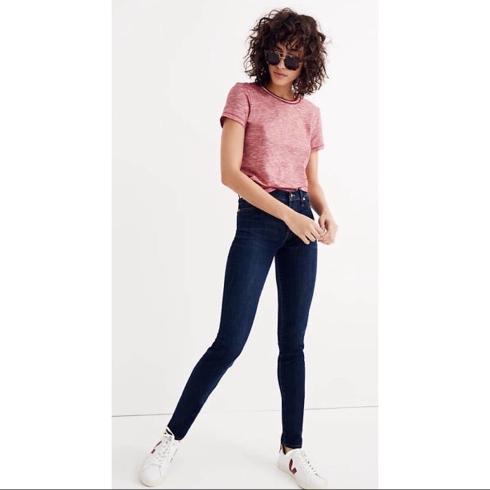 Madewell 9” Rise Skinny Jeans Larkspur Wash